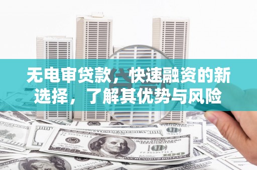 申扎无电审贷款，快速融资的新选择，了解其优势与风险