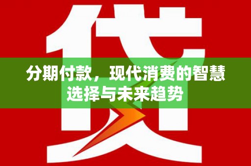 申扎分期付款，现代消费的智慧选择与未来趋势