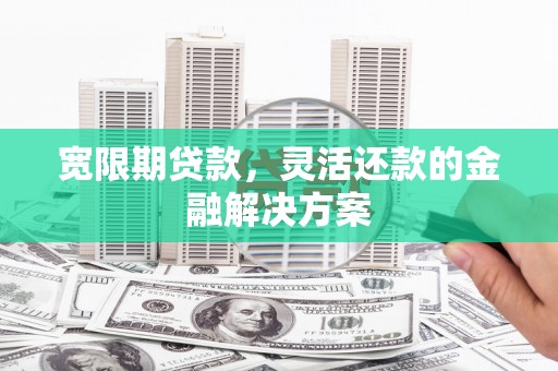 申扎宽限期贷款，灵活还款的金融解决方案