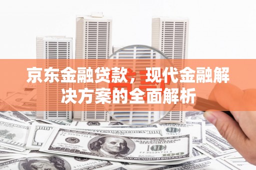 申扎京东金融贷款，现代金融解决方案的全面解析