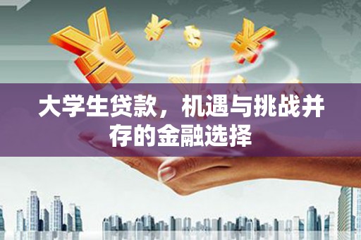 申扎大学生贷款，机遇与挑战并存的金融选择