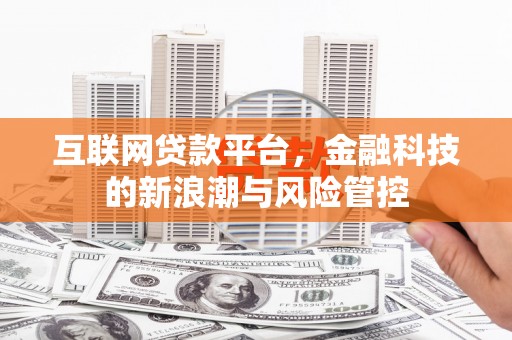 申扎互联网贷款平台，金融科技的新浪潮与风险管控