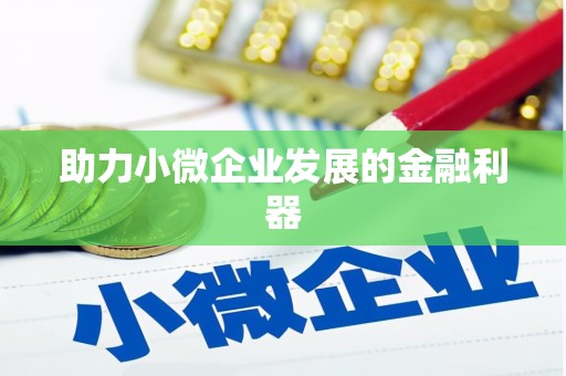 申扎助力小微企业发展的金融利器